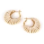 Izzia pm gold earrings - Gas bijoux