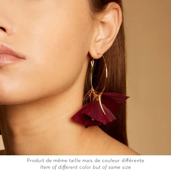 Boucles d'oreilles créoles Marly mini dorées - Gas bijoux