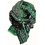 Black and green Joy scarf - Shanna