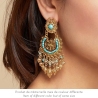 Golden Chana earrings - Gas bijoux