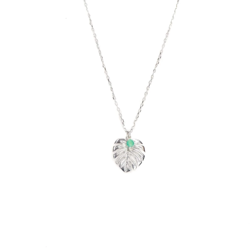 Fern silver necklace - Pomme Cannelle