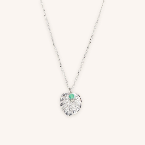 Fern silver necklace - Pomme Cannelle