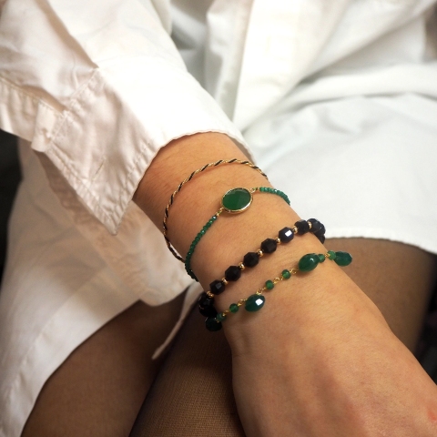 Gold-plated RBR0890 bracelet - Pomme Cannelle