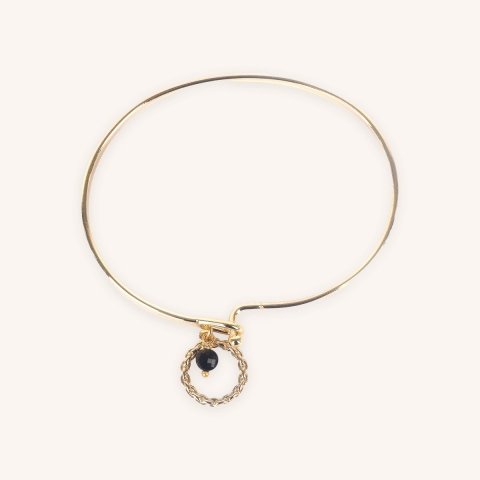 Bracelet jonc RBR0885 plaqué or - Pomme Cannelle