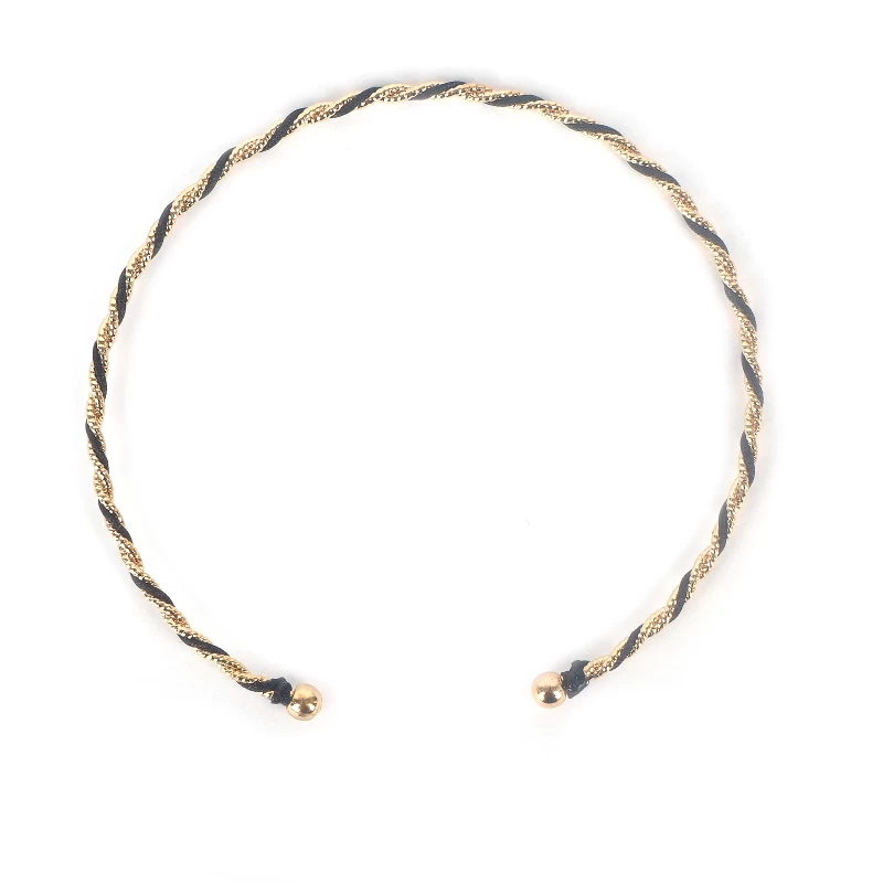 Gold-plated bangle 0475601 - Pomme Cannelle