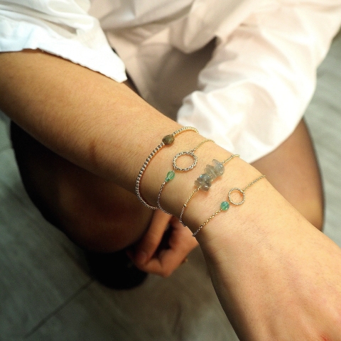 Bracelet 046399 plaqué or - Pomme Cannelle