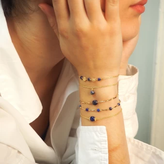 Gold-plated RBR0892 bracelet - Pomme Cannelle