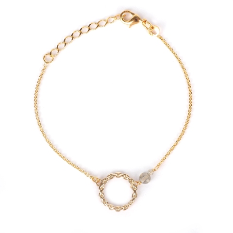 Gold-plated RBR0888 bracelet - Pomme Cannelle