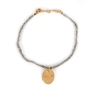 Bracelet élastique RBR0895 plaqué or - Pomme Cannelle