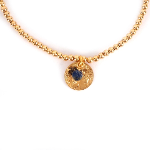 Bracelet élastique RBR0883 plaqué or - Pomme Cannelle