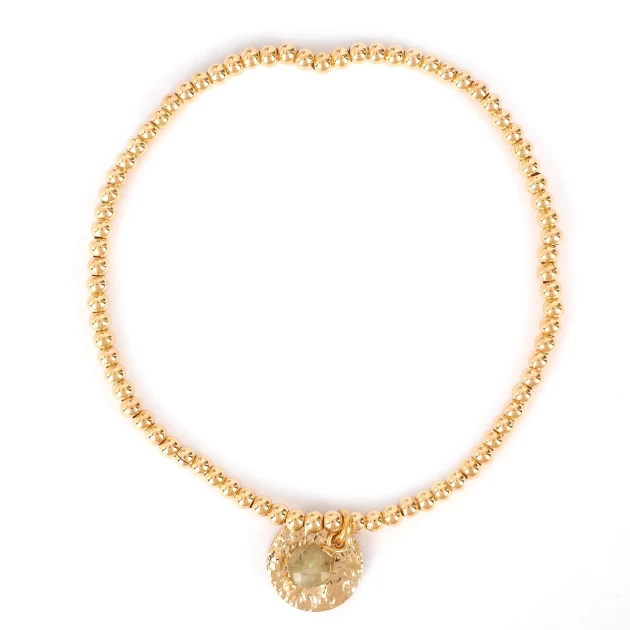 Gold-plated elastic bracelet RBR0883 - Pomme Cannelle