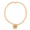 Bracelet élastique RBR0883 plaqué or - Pomme Cannelle
