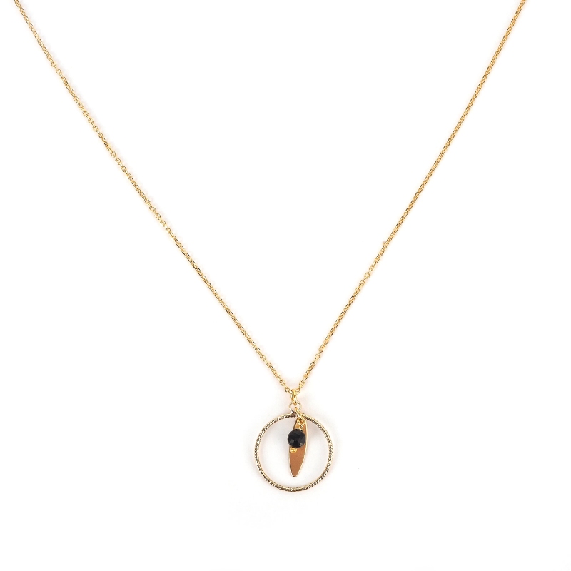 RCL0880 gold-plated necklace - Pomme Cannelle