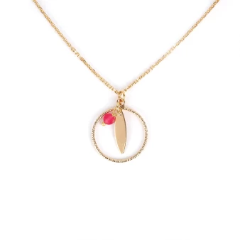 RCL0880 gold-plated necklace - Pomme Cannelle