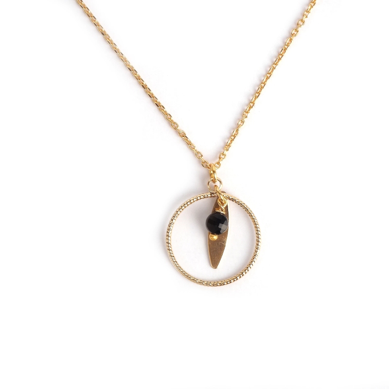 RCL0880 gold-plated necklace - Pomme Cannelle
