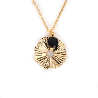 Gold-plated necklace RCL0879 - Pomme Cannelle