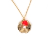Gold-plated necklace RCL0879 - Pomme Cannelle