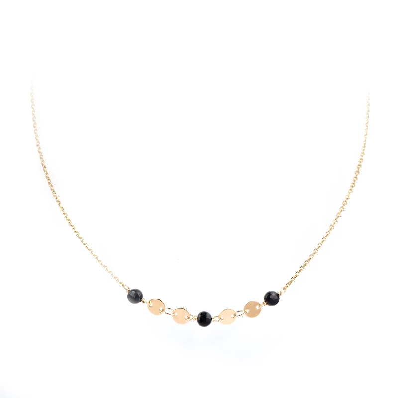 RCL0887 gold-plated necklace - Pomme Cannelle