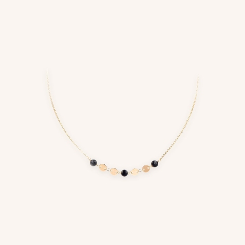 RCL0887 gold-plated necklace - Pomme Cannelle