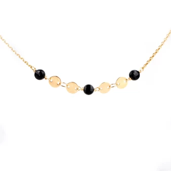 RCL0887 gold-plated necklace - Pomme Cannelle