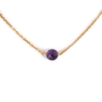 Gold plated necklace RCL0889 - Pomme Cannelle