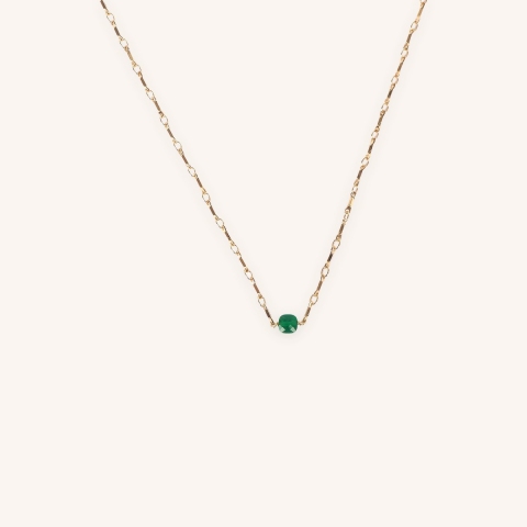 Gold-plated necklace RCL0892 - Pomme Cannelle