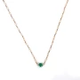 Gold-plated necklace RCL0892 - Pomme Cannelle