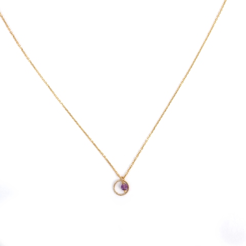 Collier RCL0896 en plaqué or - Pomme Cannelle