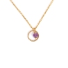 Gold-plated necklace RCL0896 - Pomme Cannelle