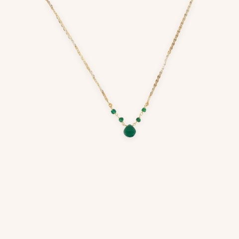 RCL0898 gold-plated necklace - Pomme Cannelle