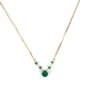 RCL0898 gold-plated necklace - Pomme Cannelle
