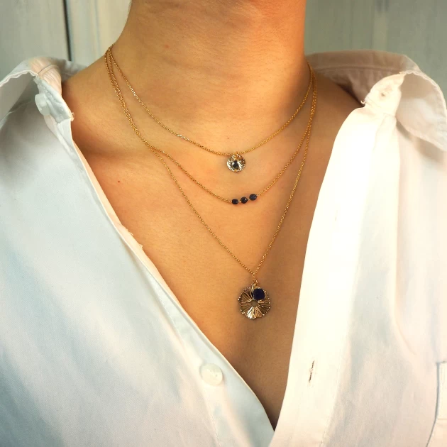 Necklace RCL026529 in gold plated - Pomme Cannelle