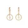 Esmeralda gold plate earrings - Pomme Cannelle