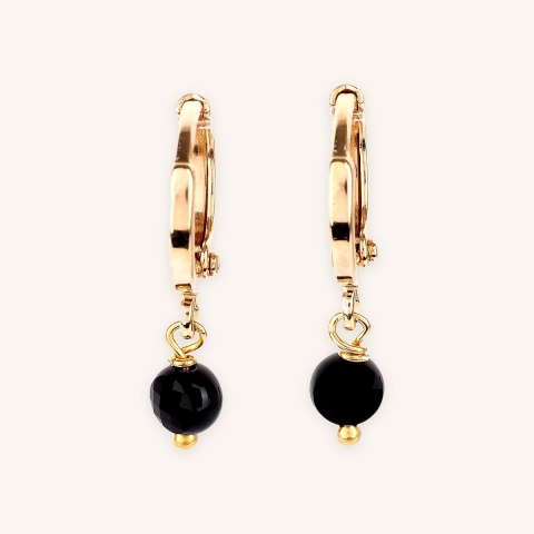 Charlize gold plate earrings - Pomme Cannelle