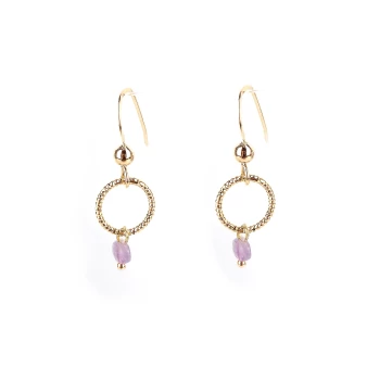 Amalys gold plate earrings - Pomme Cannelle