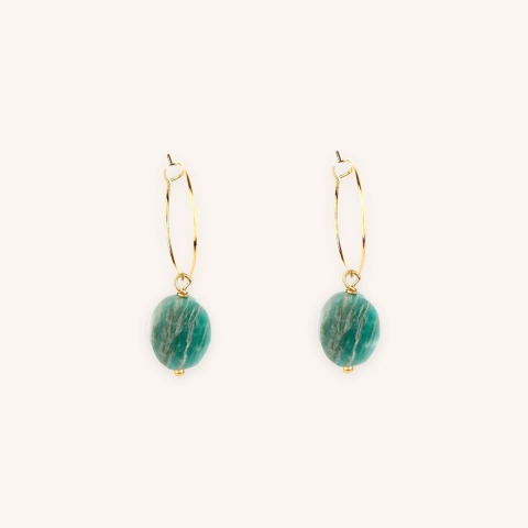 Ombeline gold plate earrings - Pomme Cannelle