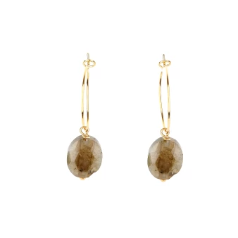 Ombeline gold plate earrings - Pomme Cannelle