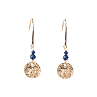Miro gold plate earrings -...