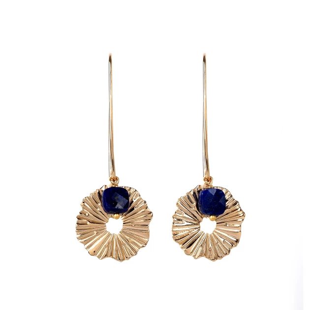 Angie gold plate earrings - Pomme Cannelle