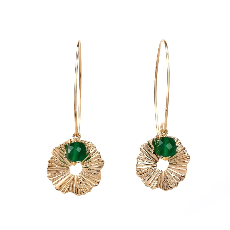 Angie gold plate earrings - Pomme Cannelle