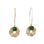 Angie gold plate earrings - Pomme Cannelle