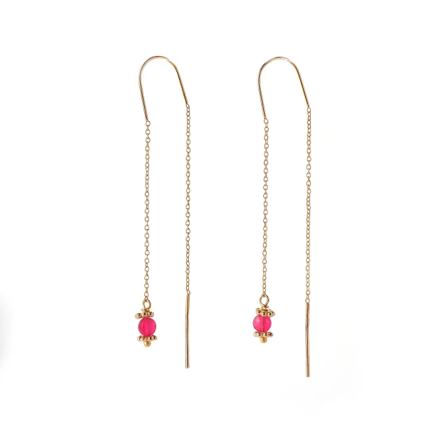 Céline gold plate earrings - Pomme Cannelle