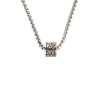 Collier motif craquelé en acier - Ikoba