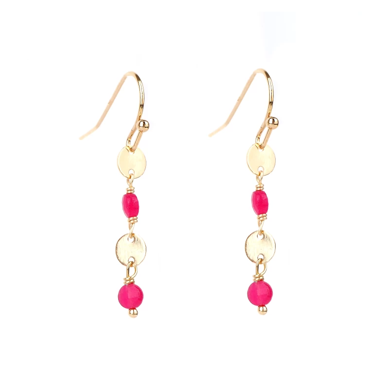 Aludra gold plate earrings - Pomme Cannelle