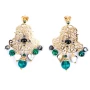 Charlie green gold earrings - Gas bijoux