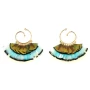 Buzios mini gold hoop earrings - Gas bijoux
