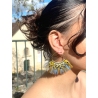 Buzios bis gold hoop earrings - Gas bijoux