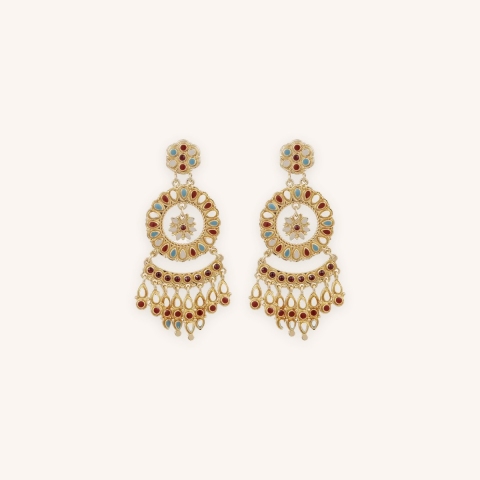 Livia gold earrings - Gas bijoux
