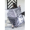 Foulard Soie ANAELLE noir et blanc - Shanna