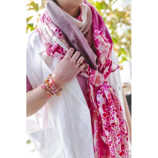 Sally scarf full pink - Shanna